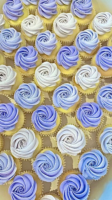 International Womens Day Ombre Mini Cupcakes