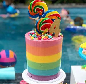 Rainbow Birthday Cake - Cupcake Occasion