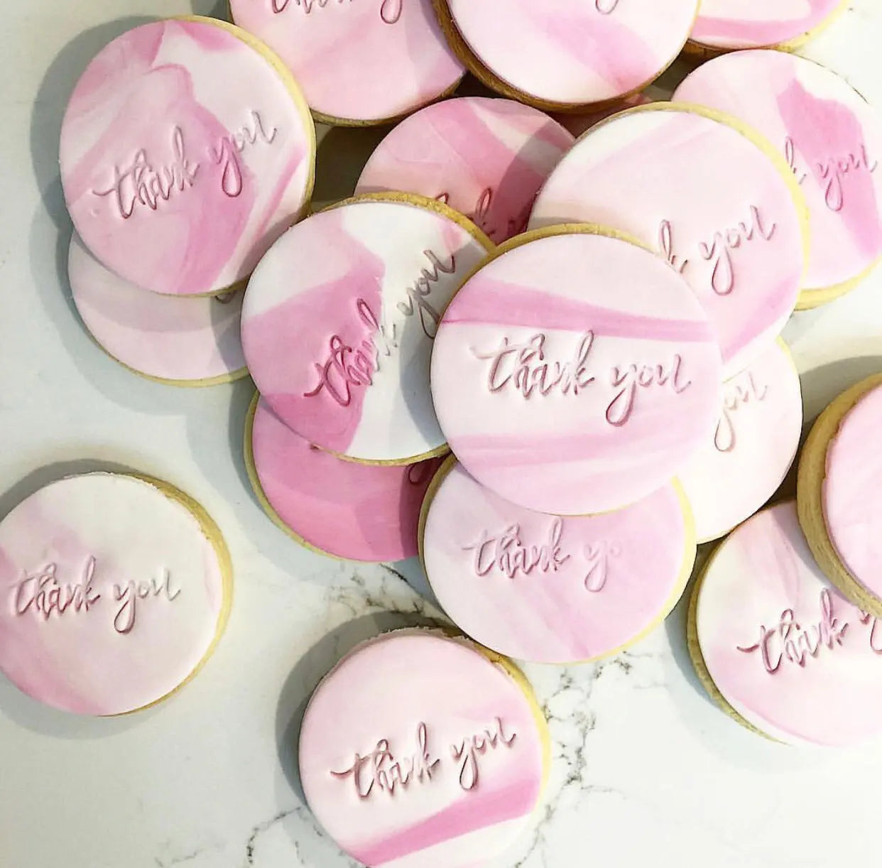 Custom imprint cookies