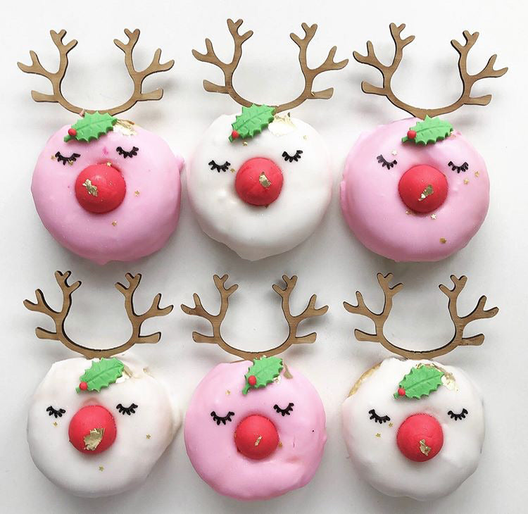 Rudolph the Red Nose Donut - Cupcake Occasion