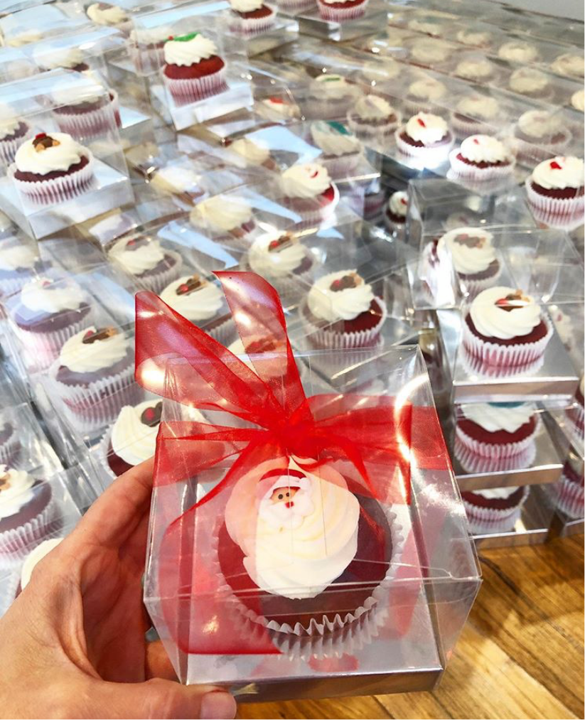 12 x Individually Boxed Christmas Cupcakes - Cupcake Occasion